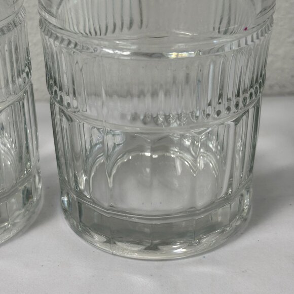 Anchor Hocking Double Old Fashioned Glass Set of 2 Glasses Barware - Picture 2 of 8